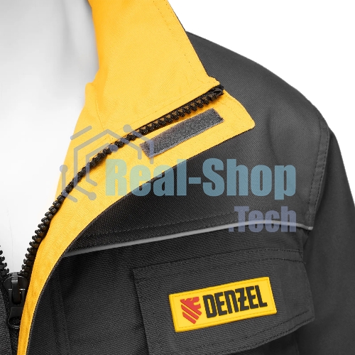 Куртка профессиональная рабочая Denzel 65% полиэстер 35% хлопок, XXL