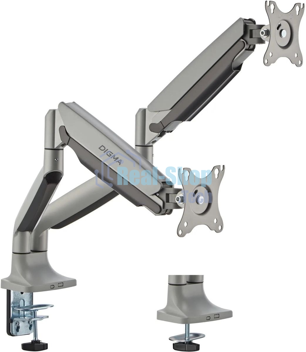 Кронштейн для мониторов ЖК Digma D-MM302D серый 17