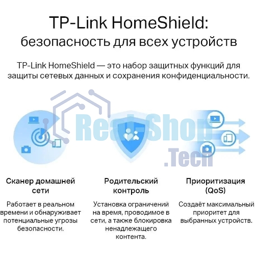 Двухдиапазонный гигабитный Wi-Fi 6 роутер TP-Link Archer AX53 AX3000