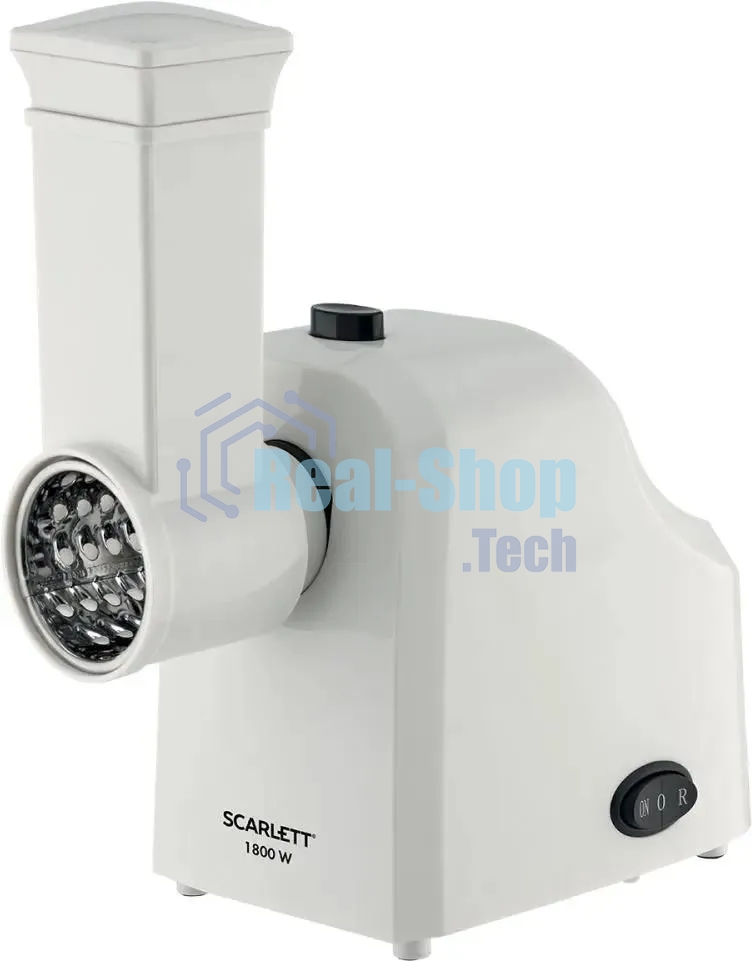 Мясорубка электрическая Scarlett SC-MG45M20 белый, 1800 Вт, 2.0 кг/мин, реверс, защита от перегрузки, насадки - 6