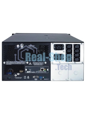 Источник бесперебойного питания APC Smart-UPS SUA5000RMI5U / 5000ВА / 4000Вт / 2 х IEC 320 C19 (компьютерная), 8 х IEC 320 C13 (компьютерная)
