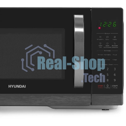 Микроволновая печь Hyundai HYM-D3011 черный, 25 л, 900 Вт, переключатели - сенсор