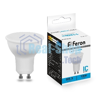 Лампа светодиодная Feron LB-960 LED 13вт 230в GU10 дневной