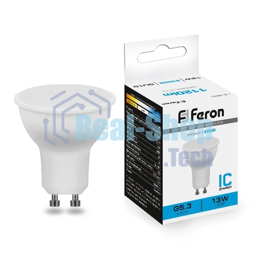 Лампа светодиодная Feron LB-960 LED 13вт 230в GU10 дневной