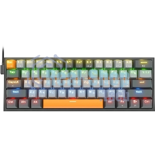 Клавиатура Redragon Fizz проводная, USB Type-A, серый