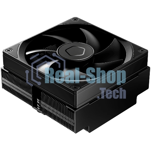 Кулер для процессора ID-COOLING IS-53-XT BLACK LGA1851/1700/1200/115X/AM5/AM4 низкопрофильный высота 53мм (24шт/кор, TDP 120W, PWM, 4 тепл.трубок/медная база, FAN 92мм, черный) BOX
