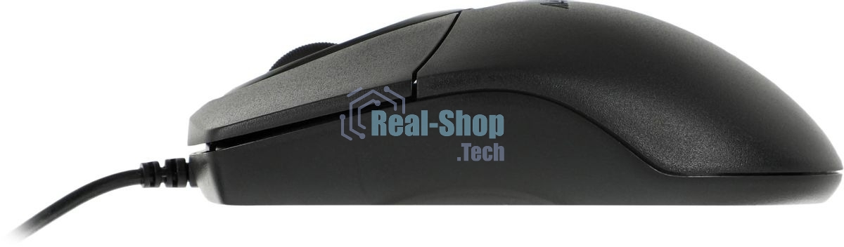Мышь проводная A4Tech OP-720 черный, 1200 dpi, USB, кнопки - 3