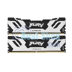 Оперативная память Kingston Fury Renegade, DDR5, 96Gb (2x48GB), 6000MHz, CL32, DIMM, с радиаторами, серебристый/черный