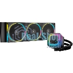 Система жидкостного охлаждения Deepcool LE360 PRO ARGb Soc-AM5/AM4/1200/1700/1851 черный 4-pin 19-33dB Al 300W 1817gr Ret (R-LE360PRO-BKAMMC-G-1)