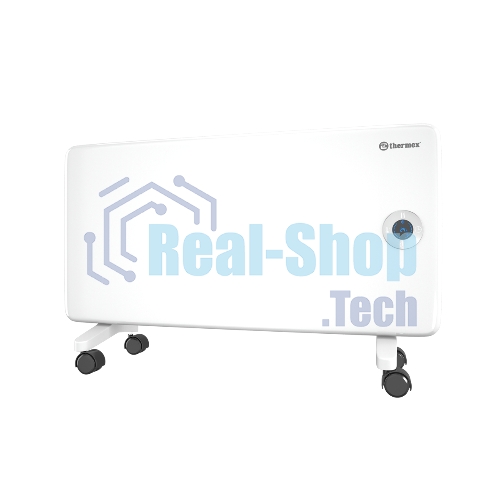 Конвектор электрический Thermex Frame 1500E белый, 1500 Вт, 20 м2, термостат, дисплей