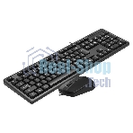 Комплект клавиатура+мышь A4Tech KK-3330S проводной, USB, 1200 DPI, чёрный