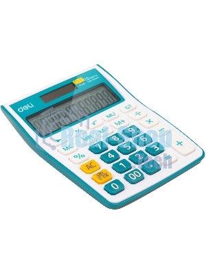 Калькулятор настольный Deli E1238/BLUE синий 12-разр.