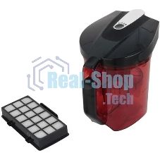 Пылесос Tefal TW7253EA красный/черный, 550 Вт, уборка сухая, пылесборник контейнер 2.5 л