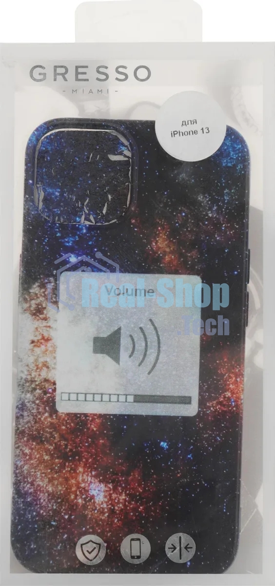 Чехол (клип-кейс) Gresso Meridian, для iPhone 13, черный gr17aaae8892