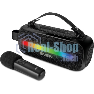 Колонка портативная SVEN PS-255 черный 12W 1.0 BT 3600mAh