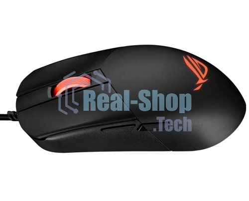 Мышь проводная ASUS P518 ROG STRIX IMPACT III черный, 12000 dpi, USB, кнопки - 5