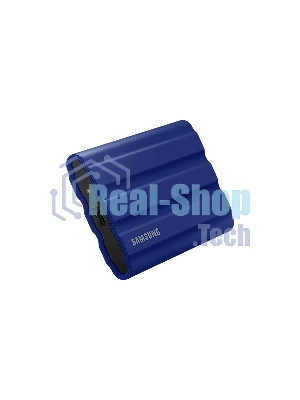 Внешний SSD Samsung T7 Shield, 1TB, USB 3.2 Gen 2 Type-C, R/W 1050/1000, синий