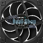 Вентилятор для корпуса DEEPCOOL FT12 черный, 120 мм, 2150 об/мин, 32 дБ, 4 pin