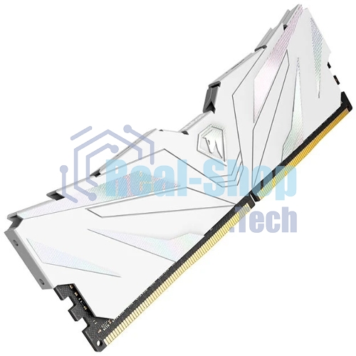 Оперативная память Netac Shadow II, DDR5, 16Gb (1x16 GB), 6000 MHz, CL38, DIMM, радиатор, белый