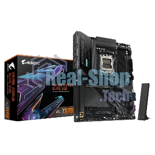 Материнская плата Gigabyte X870E AORUS ELITE X3D Socket AM5 AMD X870E 4xDDR5 ATX AC`97 8ch(7.1) 5Gigabit RAID+HDMI