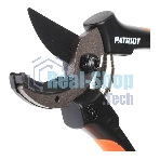 Секатор PATRIOT PAP-177,контактный,наковаленка (cталь 65 Mn), лезвие (япон.сталь SK5), PP+TPR рукоятки, пружин.привод,177 мм