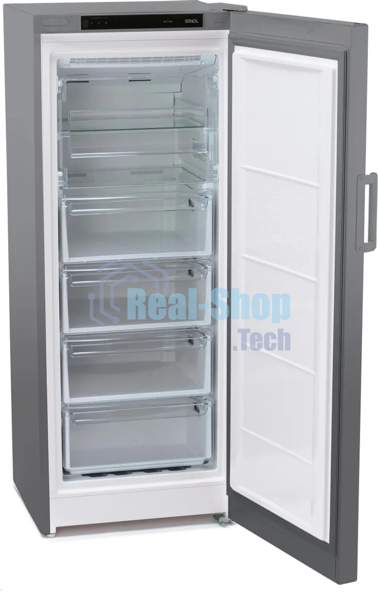 Морозильная камера Stinol STZ 150 GF, серебристый, 204 л, 6 ящиков