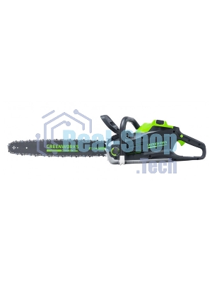 Цепная пила аккумуляторная GreenWorks GD82CS51, 82V, 51 см, бесщеточная, с 1хАКБ 5 А·ч. и ЗУ (2008307UB)