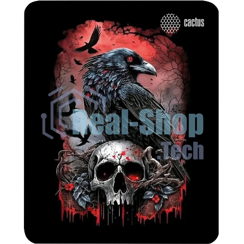 Коврик для мыши Cactus Raven 250x200x3мм (CS-MP-D14S)