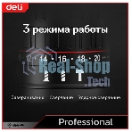 Дрель-шуруповерт Deli DE-CZ16-1A2, 16 В, 2 Ач, 44 Нм, бесщеточный, ударный