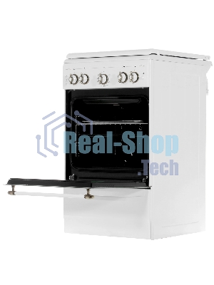 Плита газовая Gefest ПГ 5100-02 0185 белый, конфорок 4 шт, духовка 52 л, 50 см x 85 см x 58.5 см