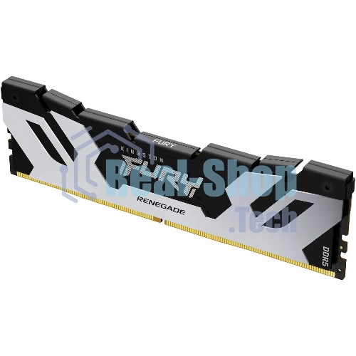 Оперативная память Kingston Fury Renegade, DDR5, 96Gb (2x48GB), 6000MHz, CL32, DIMM, с радиаторами, серебристый/черный