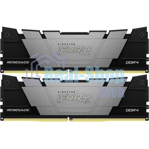 Оперативная память Kingston Fury Renegade, DDR4, 16GB (2x8GB), 4266MHz, CL19, DIMM, с радиатором, черный