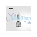 Ирригатор BQ IR001 White-Gray, Мощность: 10 Вт, Портативный, Объем резервуара 300 мл, 2 насадки и дорожный чехол в комплекте, 3 режима работы: Normal (нормальный), Soft (мягкий), Pulse (импульсный), Уровень влагозащиты: IPX7, Давление воды: 140-800 кПа, Число пульсаций: 1200-1600 имп/мин, Аккумулятор Li-ion 1400 мАч, 3.7 В, Время работы от аккумулятора до 60 минут, Время заряда аккумулятора: 4-5 часов, Автоматическое отключение через 2 мин, Вращение насадок на 360°, Съемный резервуар для воды, Индикация зарядки, Шкала уровня воды, USB кабель в комплекте