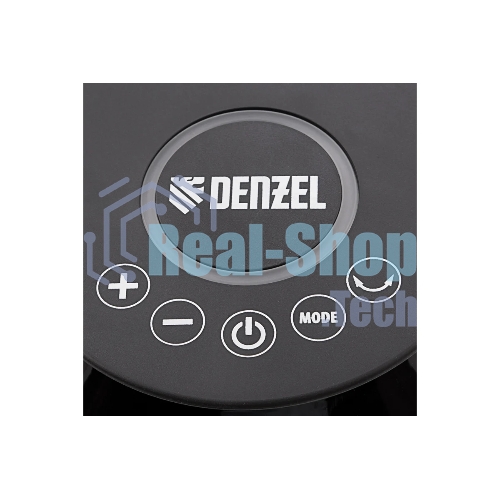 Тепловентилятор керамический Denzel DTFC-2000, 1000/2000 Вт, 20 м2, пульт, 3 режима, термостат
