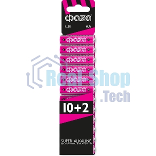 Элемент питания JazzWay LR 6 (AA) ФАZА Super Alkaline набор 10+2