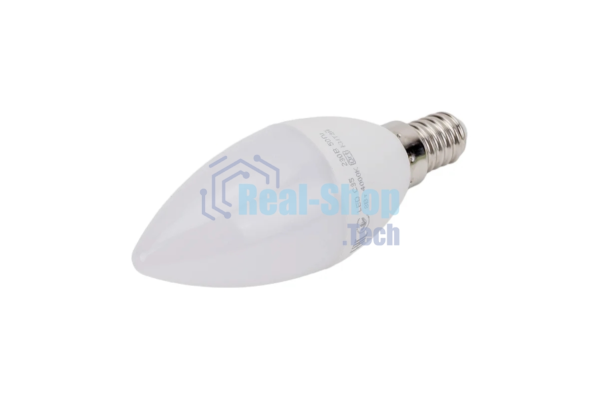 Лампа cветодиодная LED IEK LL-C35-08-230-40-E14-G C35 свеча 8Вт 230В 4000К E14 GENERICA