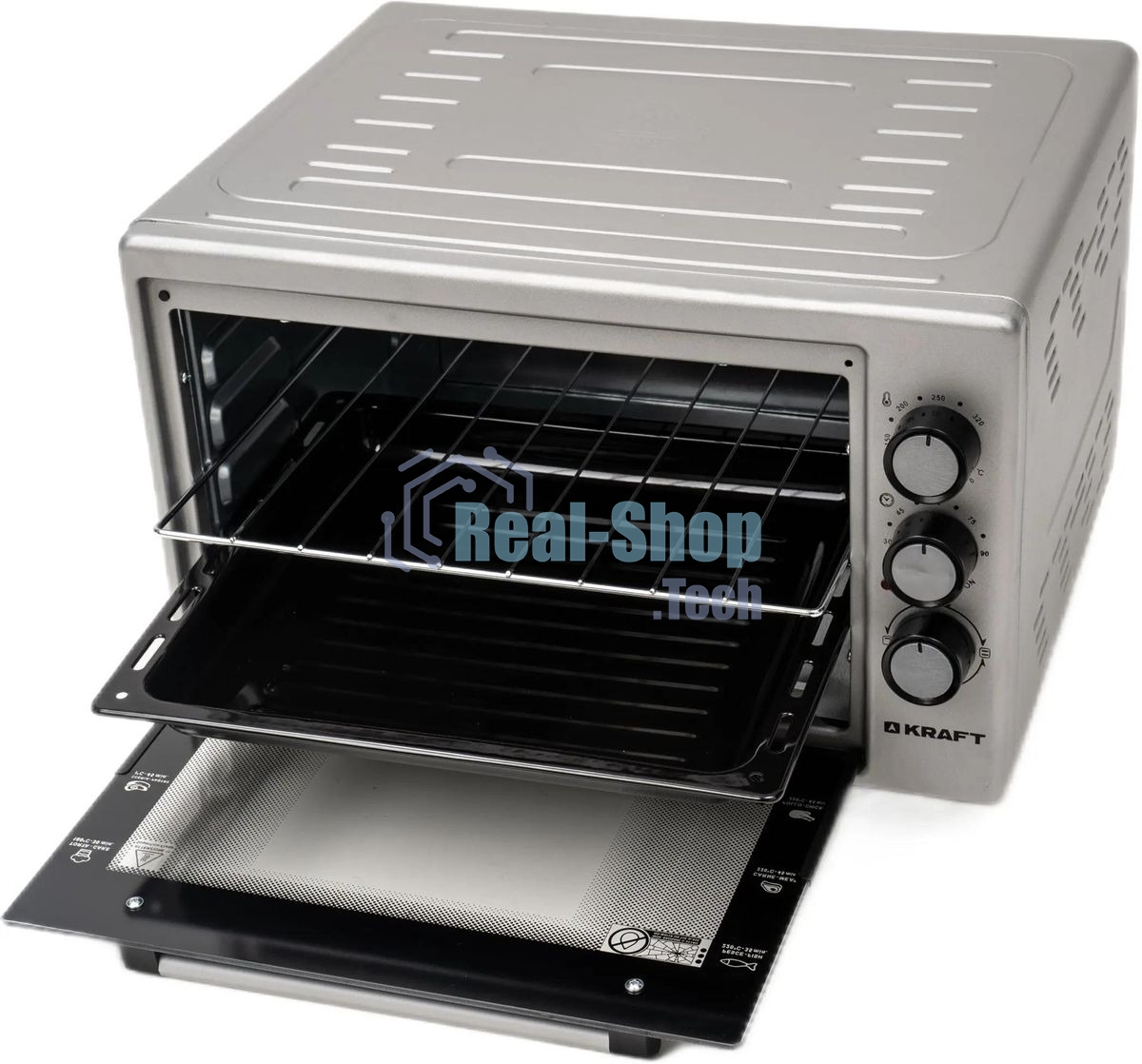 Мини-печь Kraft KF-MO 4506 GR серый