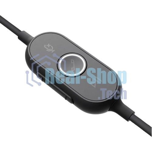 Гарнитура Logitech Zone Wired UC графит, проводная, USB-C, сертификация Microsoft Teams