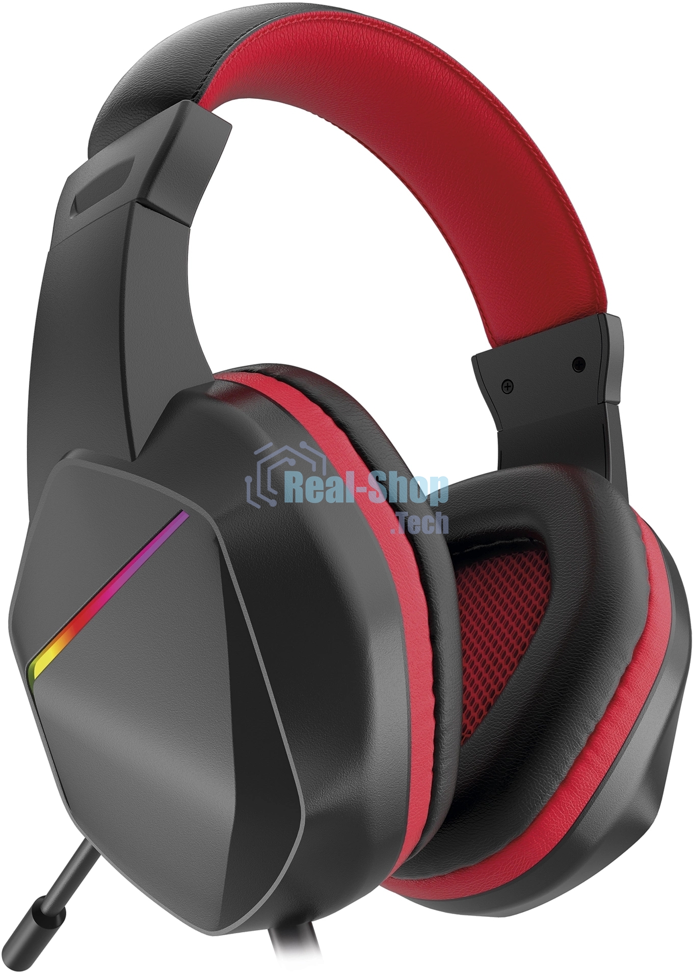 Гарнитура Oklick HS-L335G чёрный, проводная, USB-C/3.5 мм