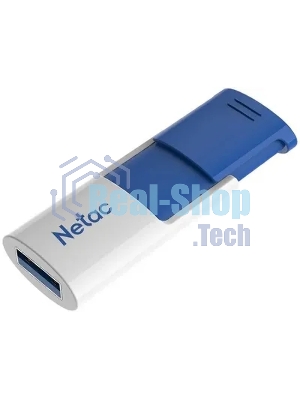Флешка USB Netac U182 (NT03U182N-016G-32BL), 16GB, USB 3.2, R/W 100/30, синий