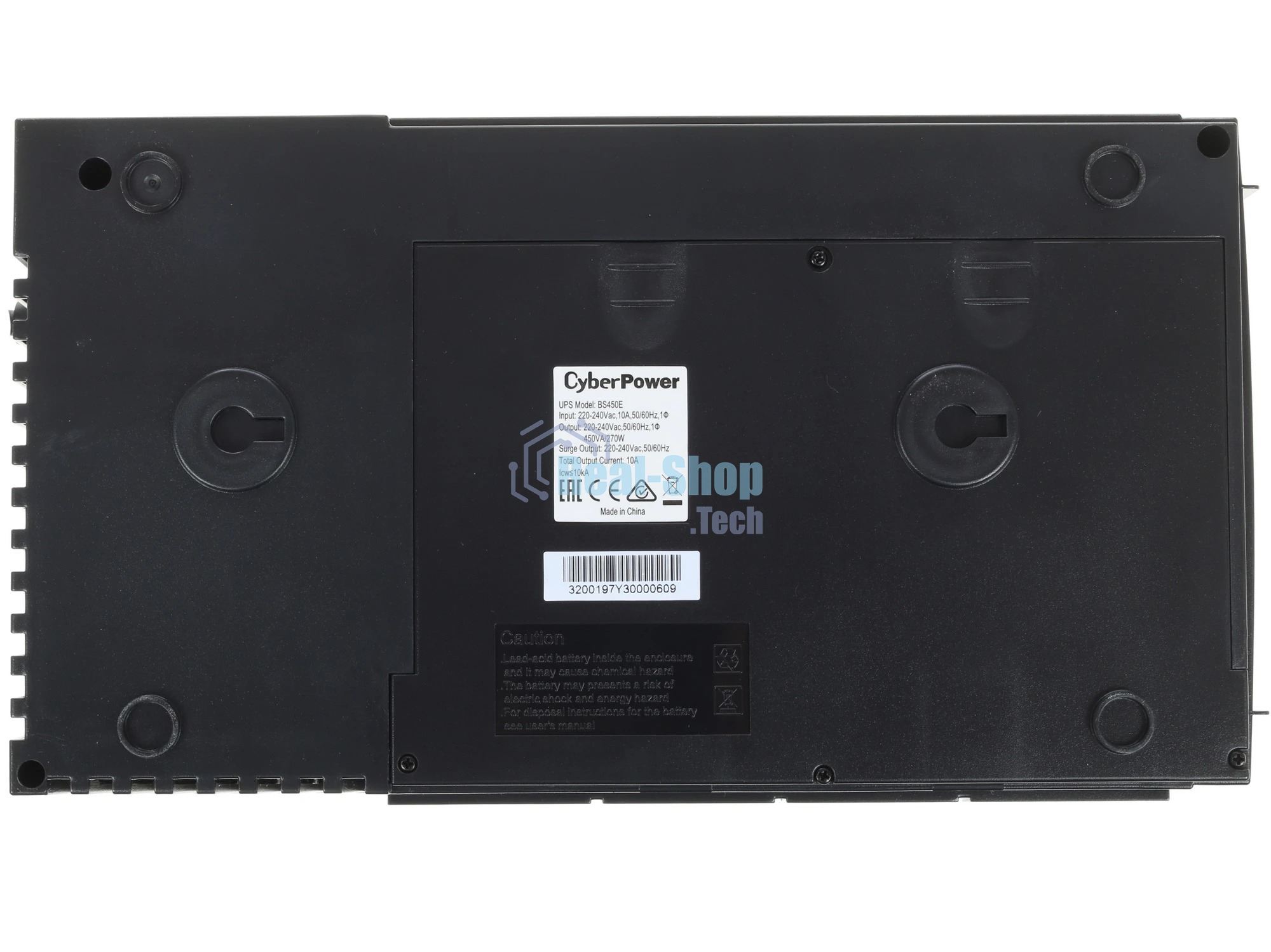 Источник бесперебойного питания CyberPower BS450E/450 ВА/270 Вт/8 х CEE 7 (евророзетка)