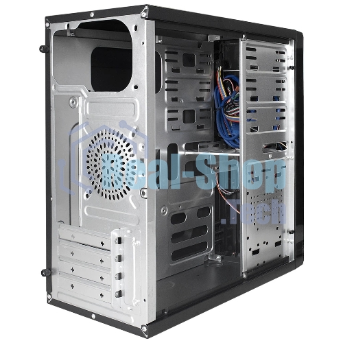 Компьютерный корпус Minitower ExeGate MA-371X-UNS400 (mATX, БП UNS400 с вент. 12см, 2*USB+2*USB 3.0, аудио, черный)
