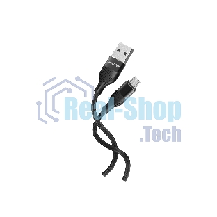 Кабель Smartbuy (iK-12-S72b) S72 MicroUSB черный, 2.4 А, сил., 1м
