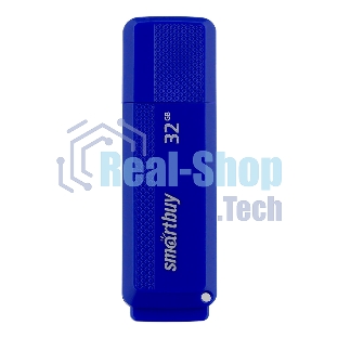 Флешка USB Smartbuy Dock Blue (SB32GBDK-B), 32Gb, USB 2.0, R/W 15/5, синий