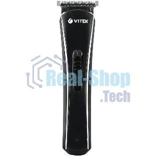 Триммер Vitek VT-2548 BK сеть/аккумулятор. Встроенная аккумуляторная батарея NiMh 2x1,2V AAA 800 mAh. Время зарядки от сети 8ч. Время автономной работы 45мин. Влажная очистка. Детальный триммер. Индикатор зарядки. Число установок длины 8. Максимальная длина стрижки 12мм. Минимальная длина стрижки 0,4. Способ регулировки длины регулировкой длины лезвий/сменой насадок. Материал лезвий высокачественная сталь. Число насадок 5. Стрижка бороды. Триммер для носа/ушей. Насадка для бритья. Аксессуары: Щеточка, смазочное масло.