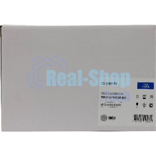Картридж лазерный Cactus CS-Q5951A голубой (10 000 стр.) для HP Color LaserJet 4700