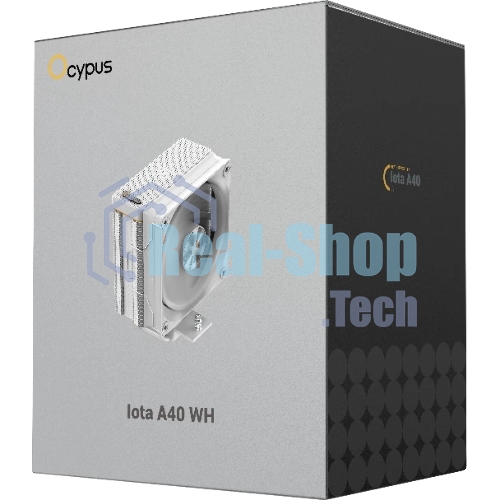 Вентилятор Cooler Ocypus Iota A40 WH Iota-A40-WH белый 120мм алюминий+медь 2000rpm 29db 4-pin 220W 156мм