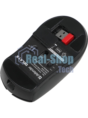 Мышь беспроводная Defender Delata GM-082 черный, 12000 dpi, радиоканал, Bluetooth, USB, кнопки - 6