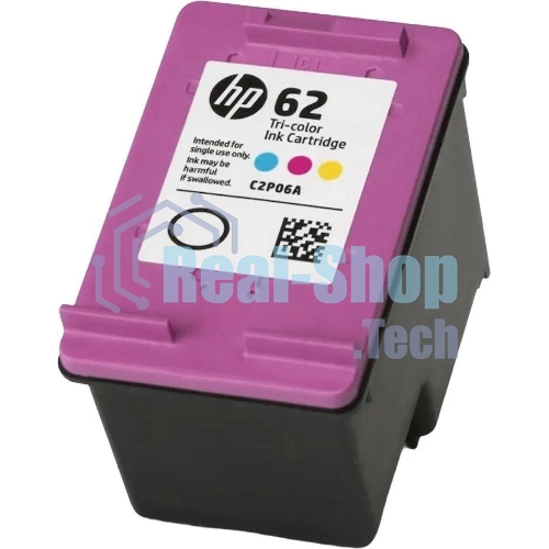 Картридж струйный HP 62 C2P06AE многоцветный (165стр.) для HP OJ 200