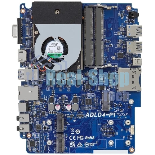 Платформа системного блока ASRock Mars 90BSA1701-A10GA0F Intel Core i5-1235U, 2xSO-DIMM DDR4,max 64Gb, no SSD, wifi,bt